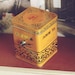 Small- Mustard Tea Tin Desk Clock