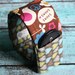 READY TO SHIP - Reversible Camera Strap Cover with Lens Cap Pocket - Birds and Hearts
