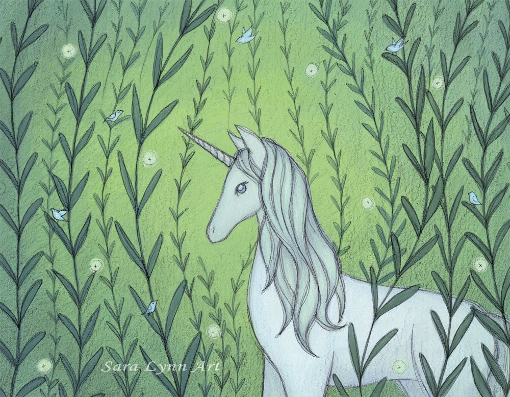 The Unicorn - Matte Art Print