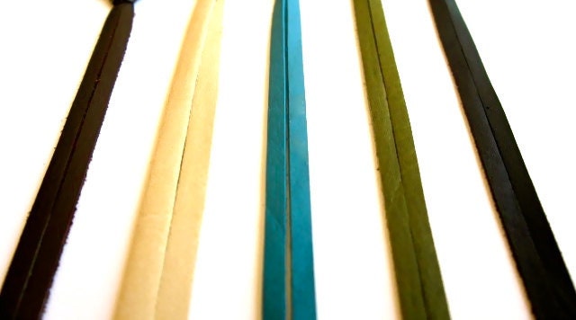 Leather Wrap Bracelet Sterling Silver and Turquoise Leather Cord