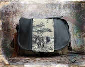 Leather Camera Bag - Elephant Tapestry Medium DSLR -Pre-Order