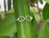 Silver wire Infinity Ring