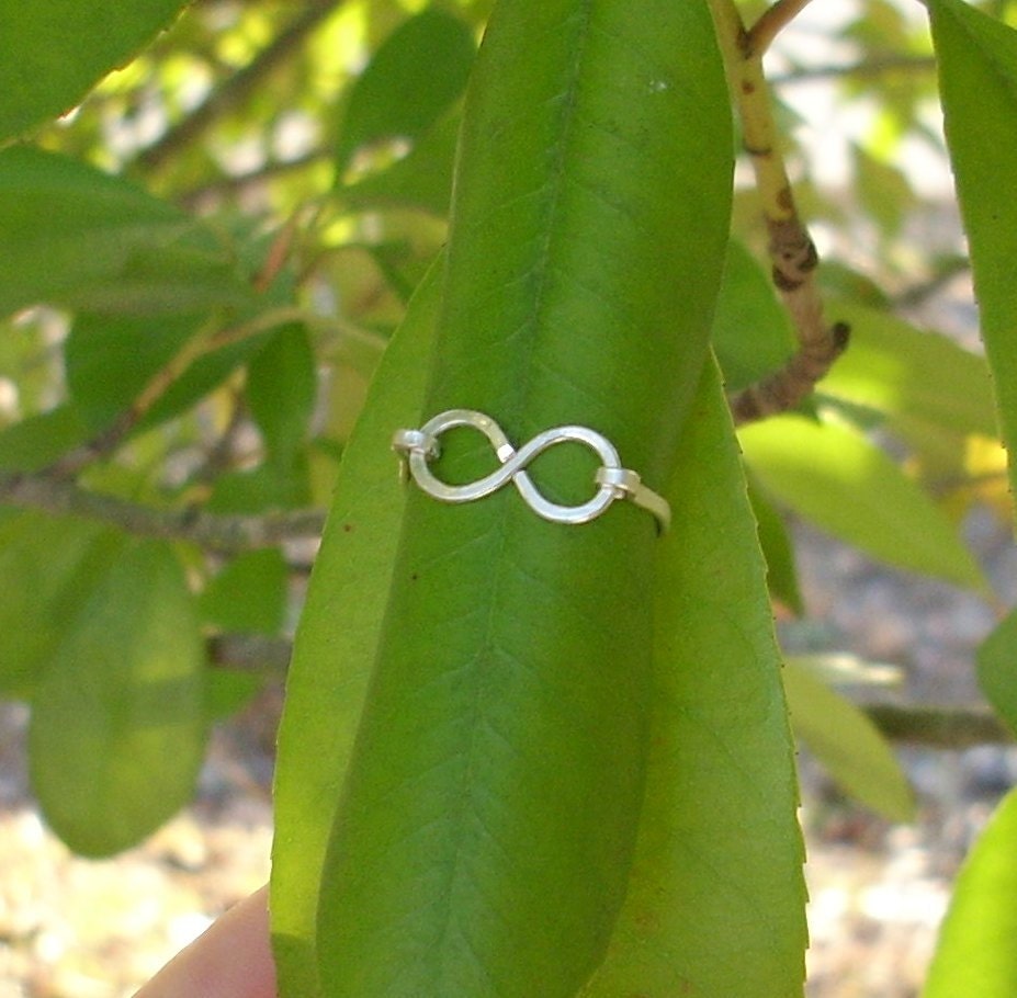 Silver Wire Infinity Ring