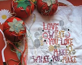 DIY Love Embroidery Sampler