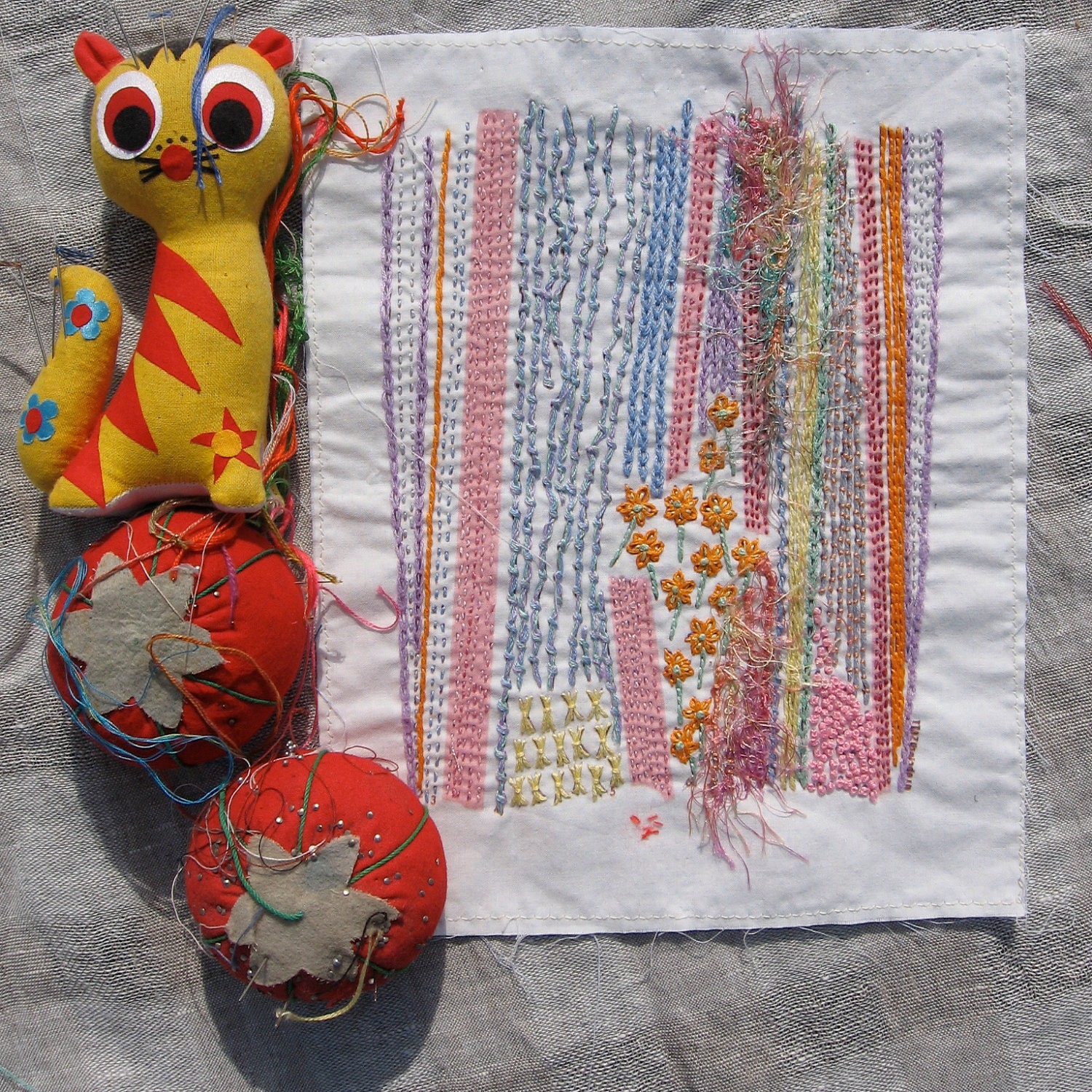Summer Lines Embroidery Sampler