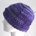 Victorian Plum knit hat