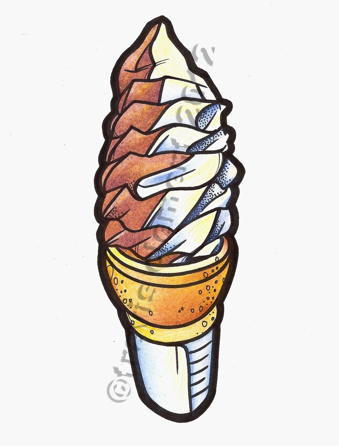 Drawn Ice Cream