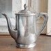 SALE Vintage Silver Plate European Hotel Teapot From Hotel D'Angleterre
