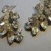 Vintage Rhinestone Earrings by Juliana shown with Bogoff necklace makes beautiful bridal earrings for your wedding