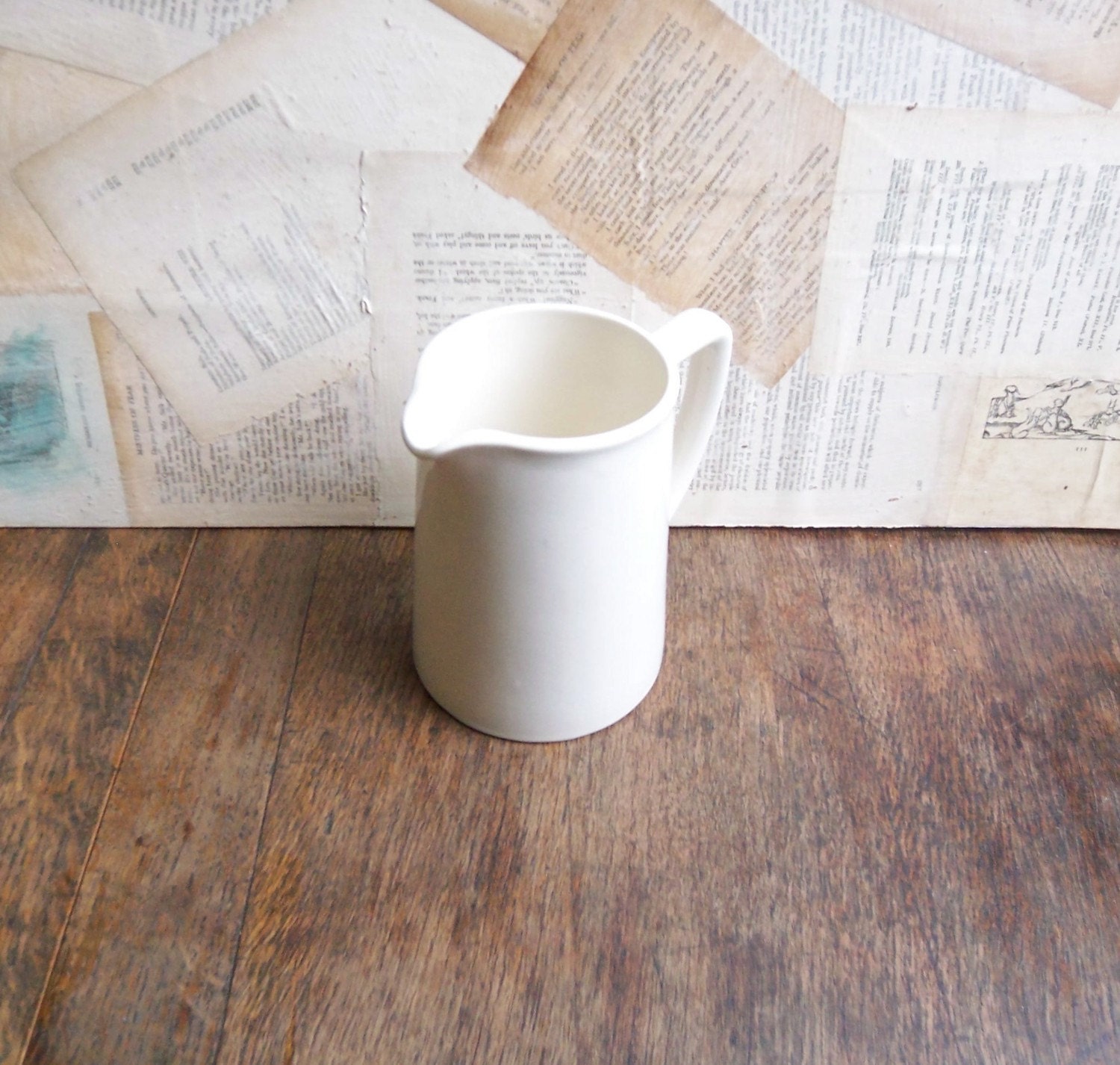 white ridgeway ceramic jug