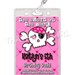 Pirate Pink Skull VIP Pass Birthday Party Invitations Favors