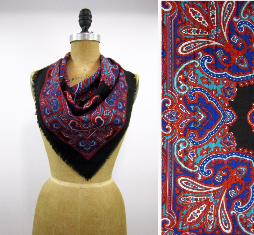 black russian babushka scarf