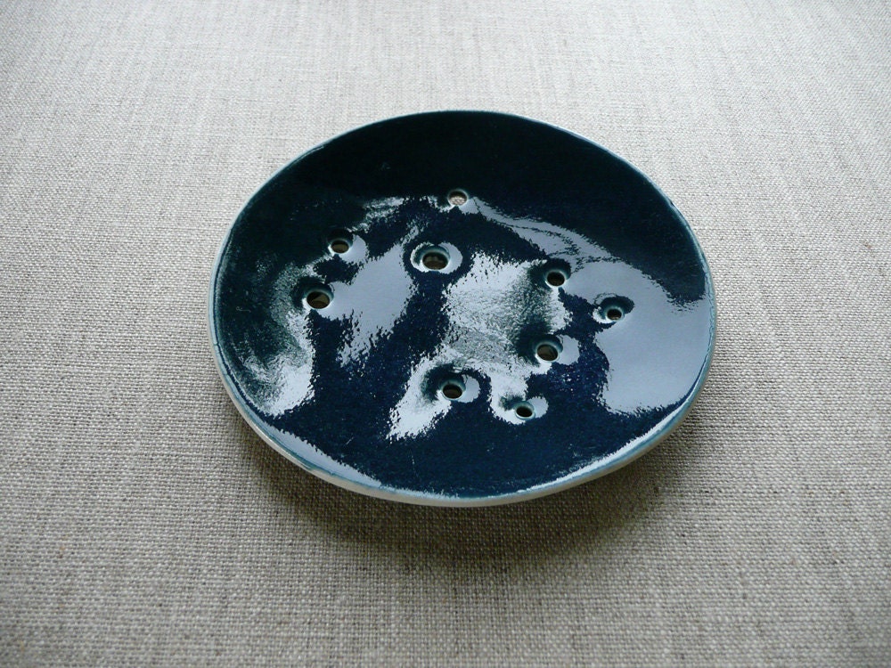 Starry Night Rd Ceramic Soap Dish SALE