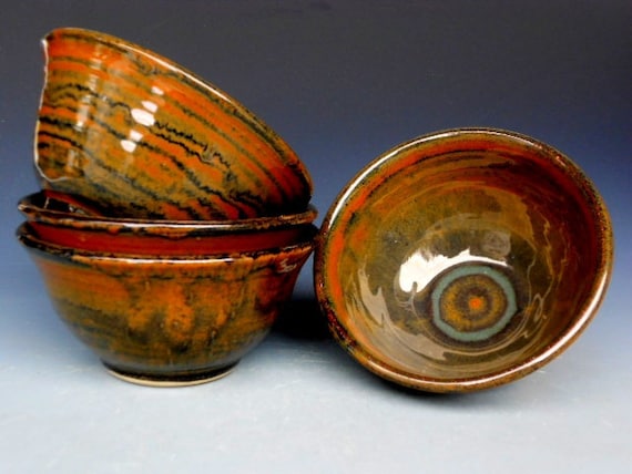 Small Bowls Burnt Umber