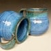 Blue Green Mug Ceramic Coffee Mug