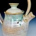Large 54 oz.Teapot Cream Green