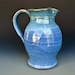 Lemonade Pitcher Blue Flower Vase