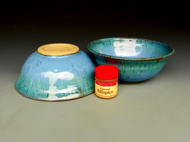 Blue Ceramic Soup Bowl