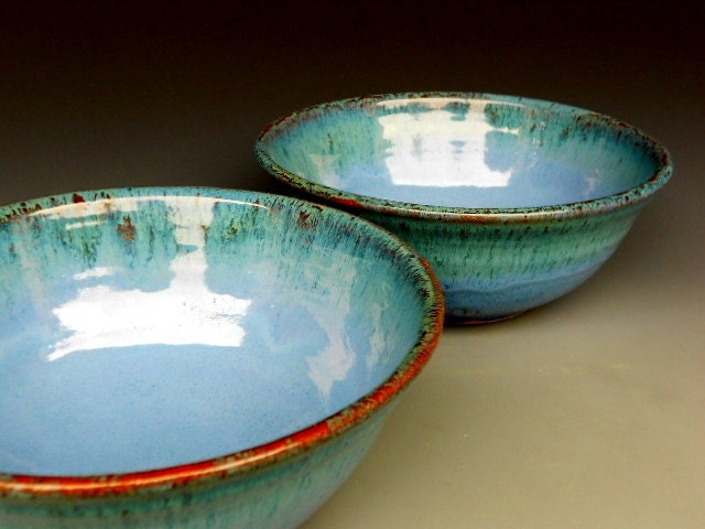 Blue Ceramic Soup Bowl