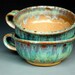 Pair of French Onion Soup Mugs Ceramic Bowls