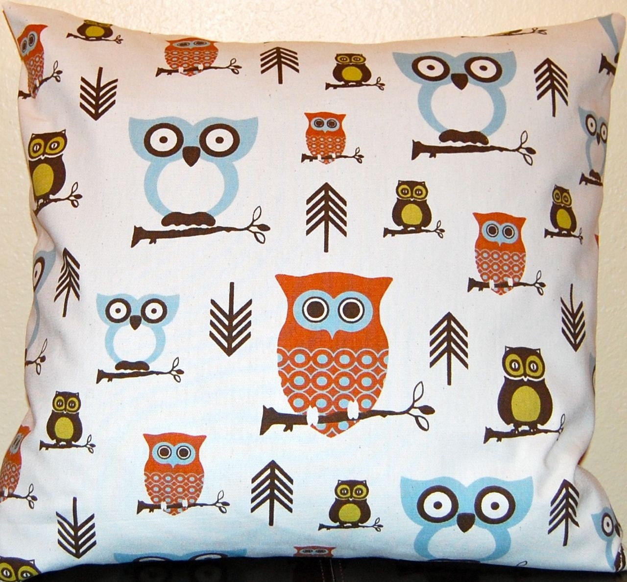 MEMORIAL DAY SALE Throw Pillows Owl Decor Nursery Decor Pillow Covers Decorative Pillows Accent Pillows 20 x 20 Inches