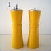 VINTAGE Atomic Mustard Salt & Pepper Shakers