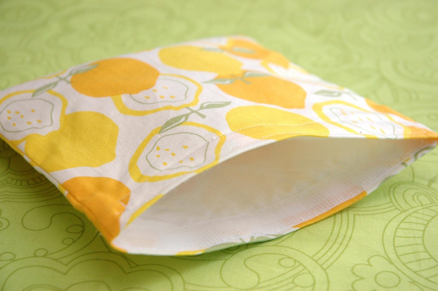 Reusable Sandwich and Snack Sack Kit in Juicy by Alexander Henry FREE SHIPPING