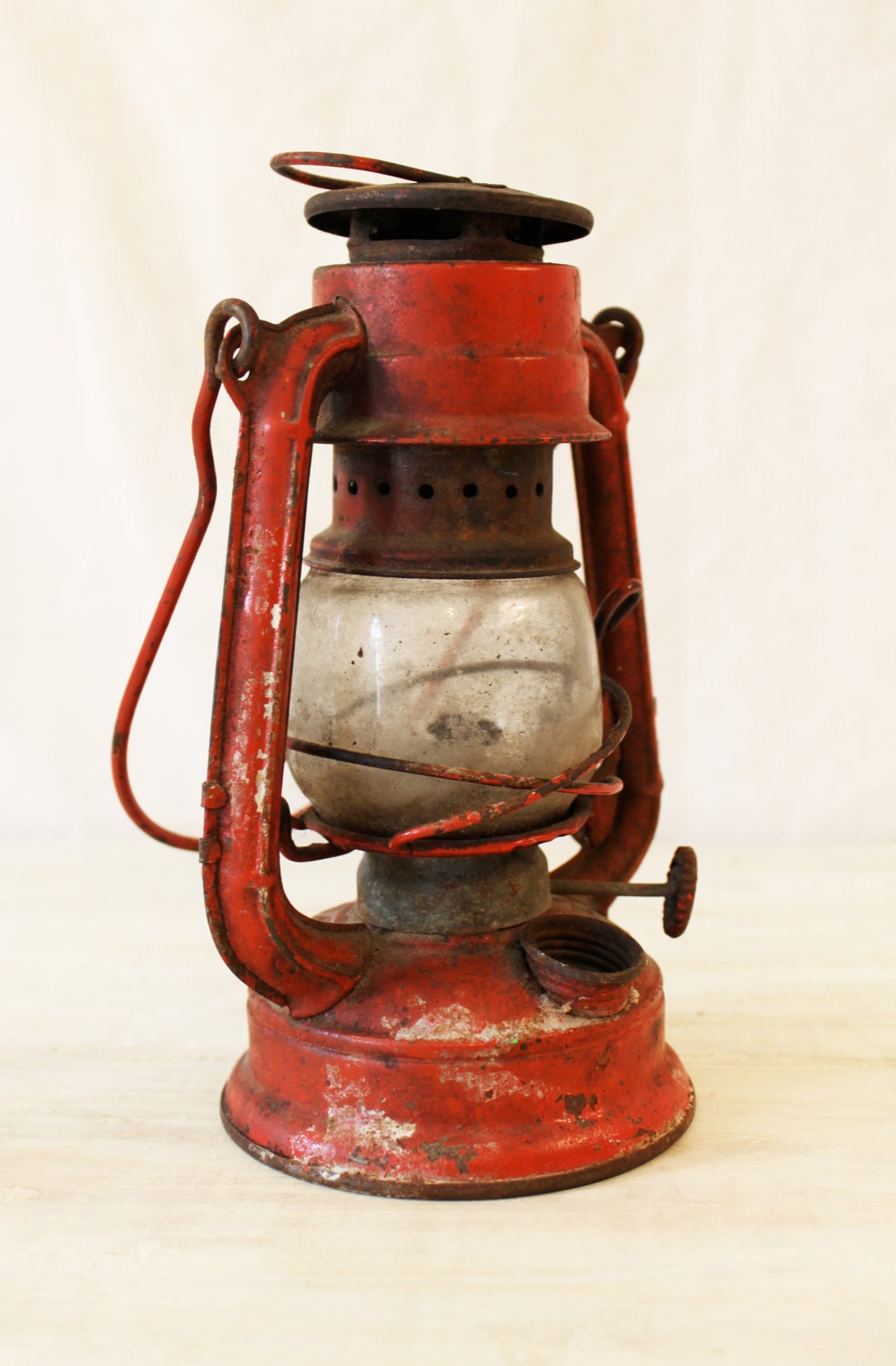 vtg little red lantern