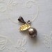 Mexican Sterling Silver Cherry Pendant