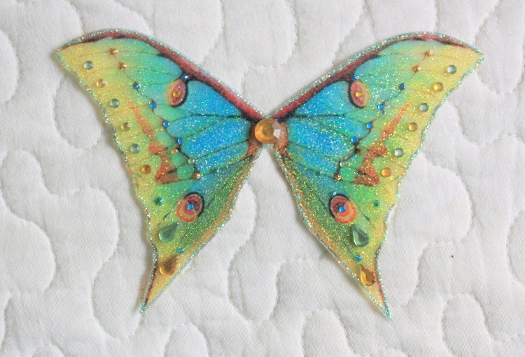 Beautiful Irridescent Fairy wings for BJD/Pukifee YOSD Littlefee OOAK