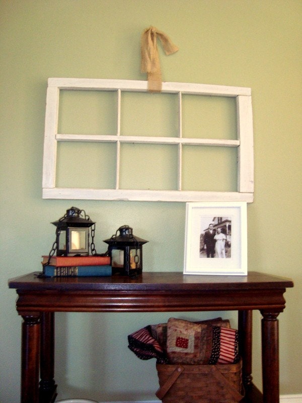 Antique Window Wall Decor by MyAppleTreeAndMe on Etsy