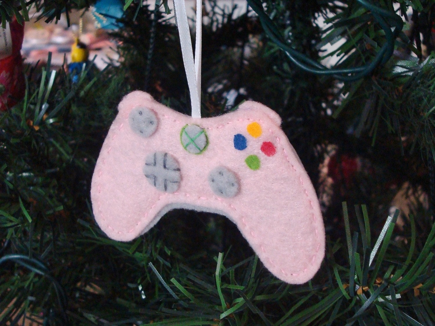 Pink Controller Ornament