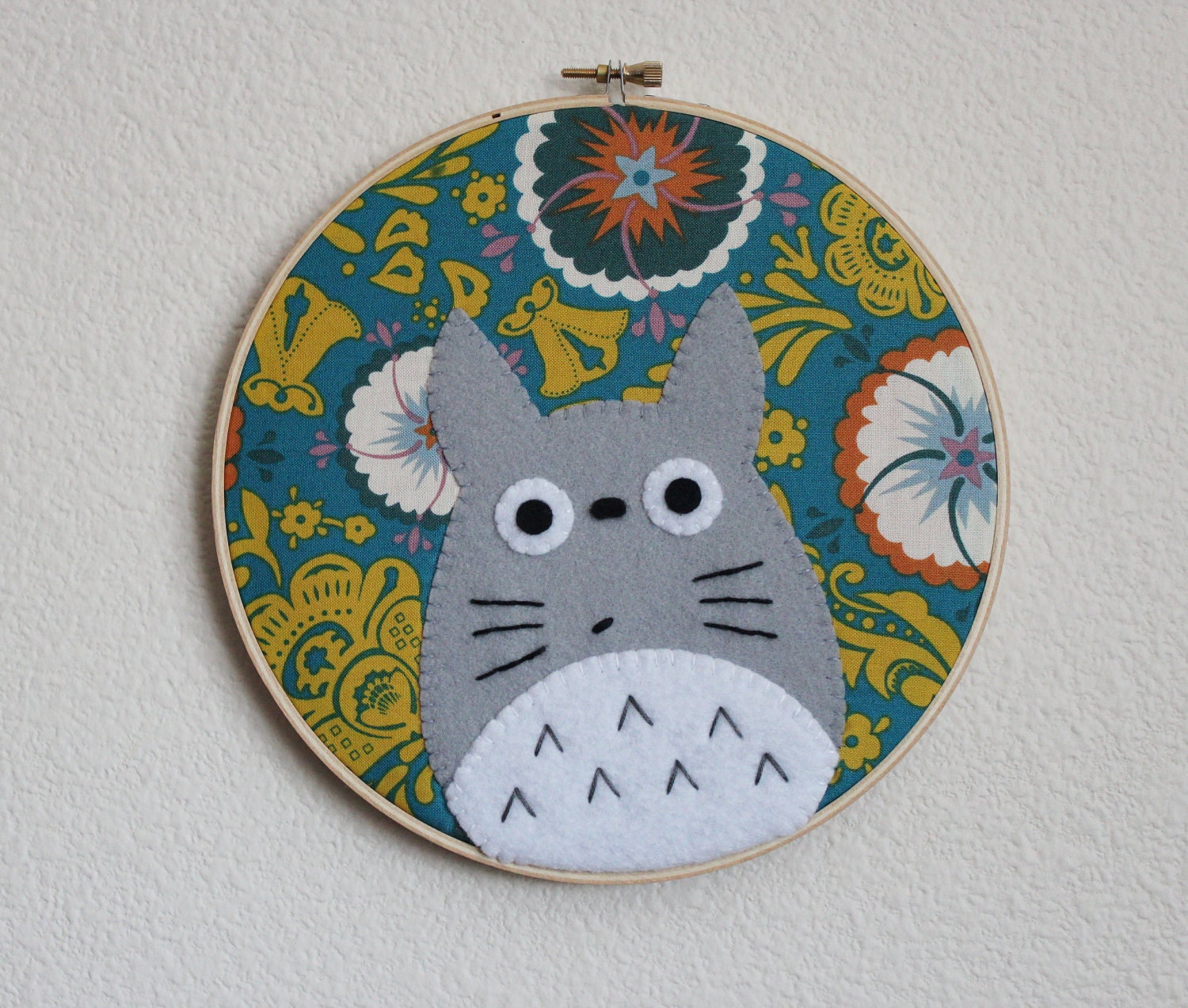Totoro Hoop Art