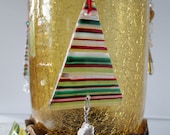 Christmas Ornament - Fused Glass Dichroic Tree