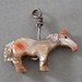 RESERVED: Abalone Horse Pendant w/ Sterling Bail Vintage Zuni Carved