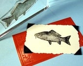 Fish Clear Polymer Rubber Stamp