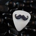 Black Mustache Guitar Pick Ring