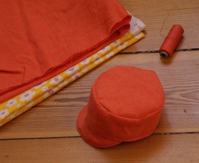 Sewing Pattern and Tutorial for Doll Peaked Cap Elliott