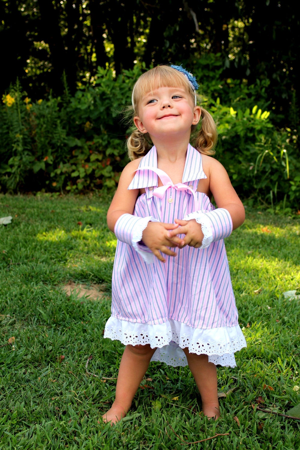 Daddy's shirt dress or skirt with arm cuffs