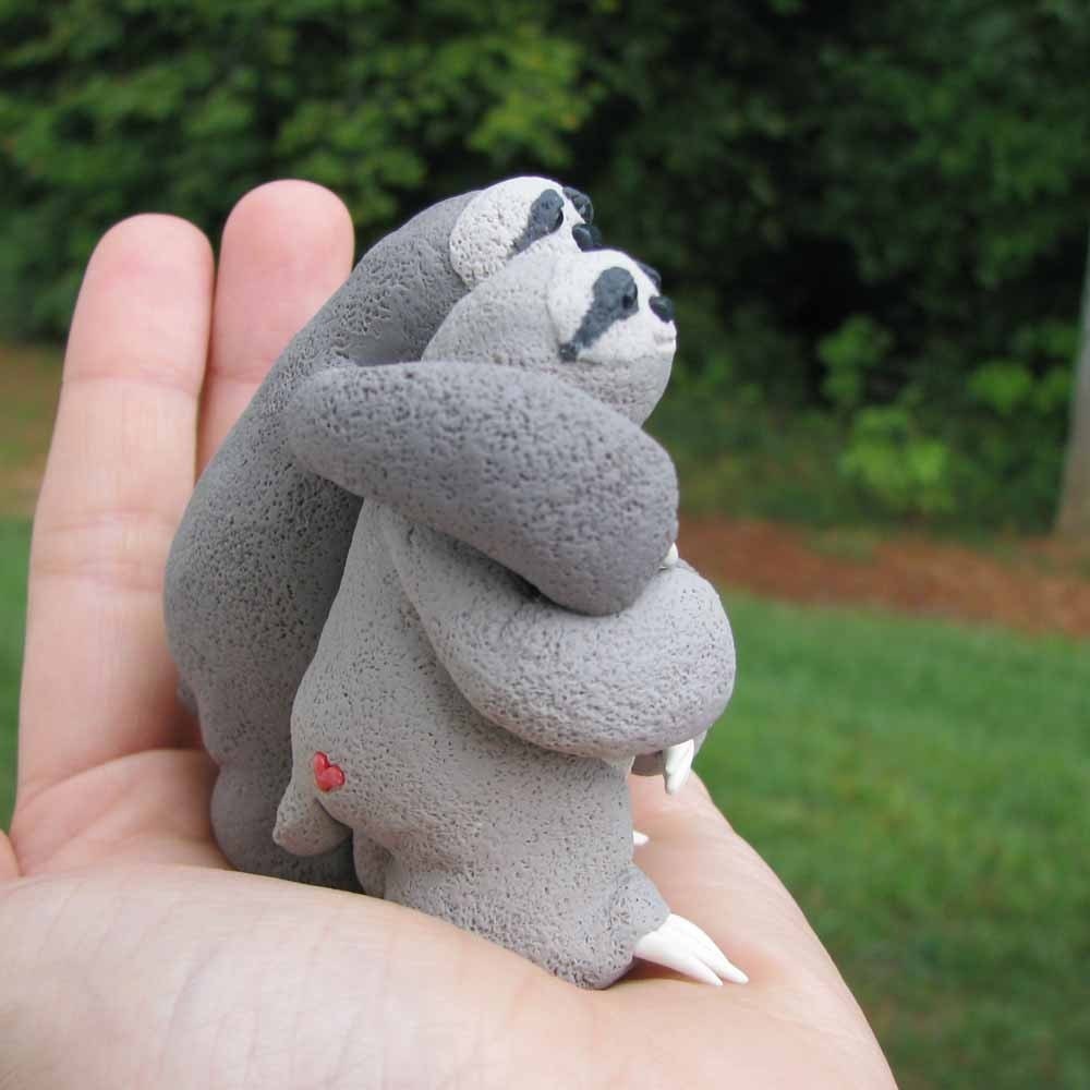 Sloth Love wedding cake topper