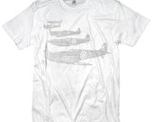 T-shirt of Faded Antique Airplane Squadron