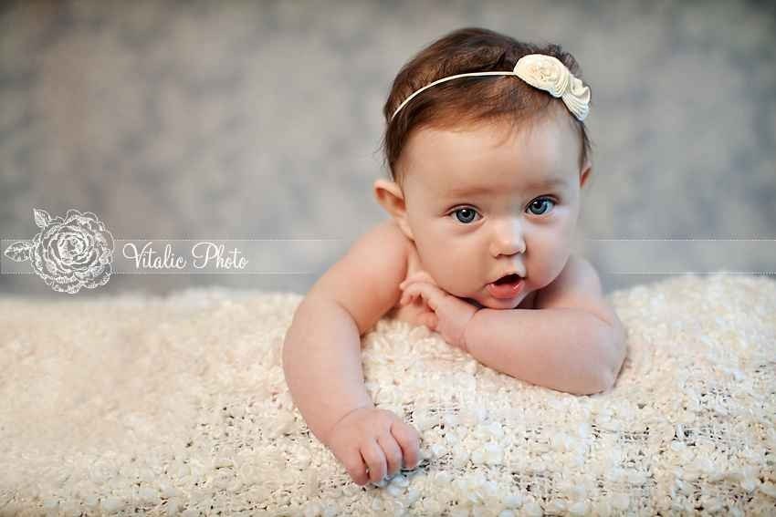 sadie . cream  (fabric flower headband)