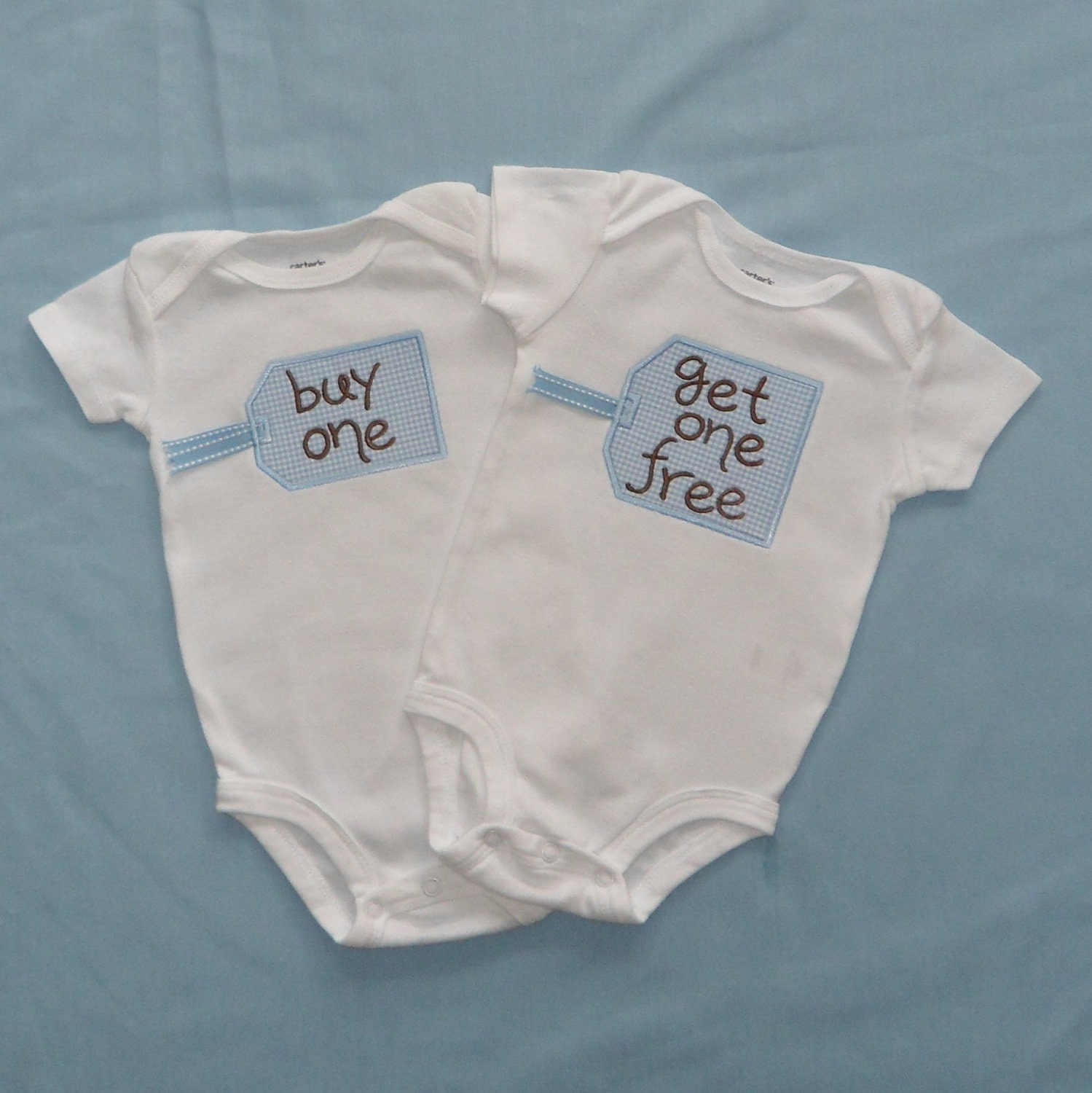 Twin Baby Boy Onesies, Buy One Get One Free
