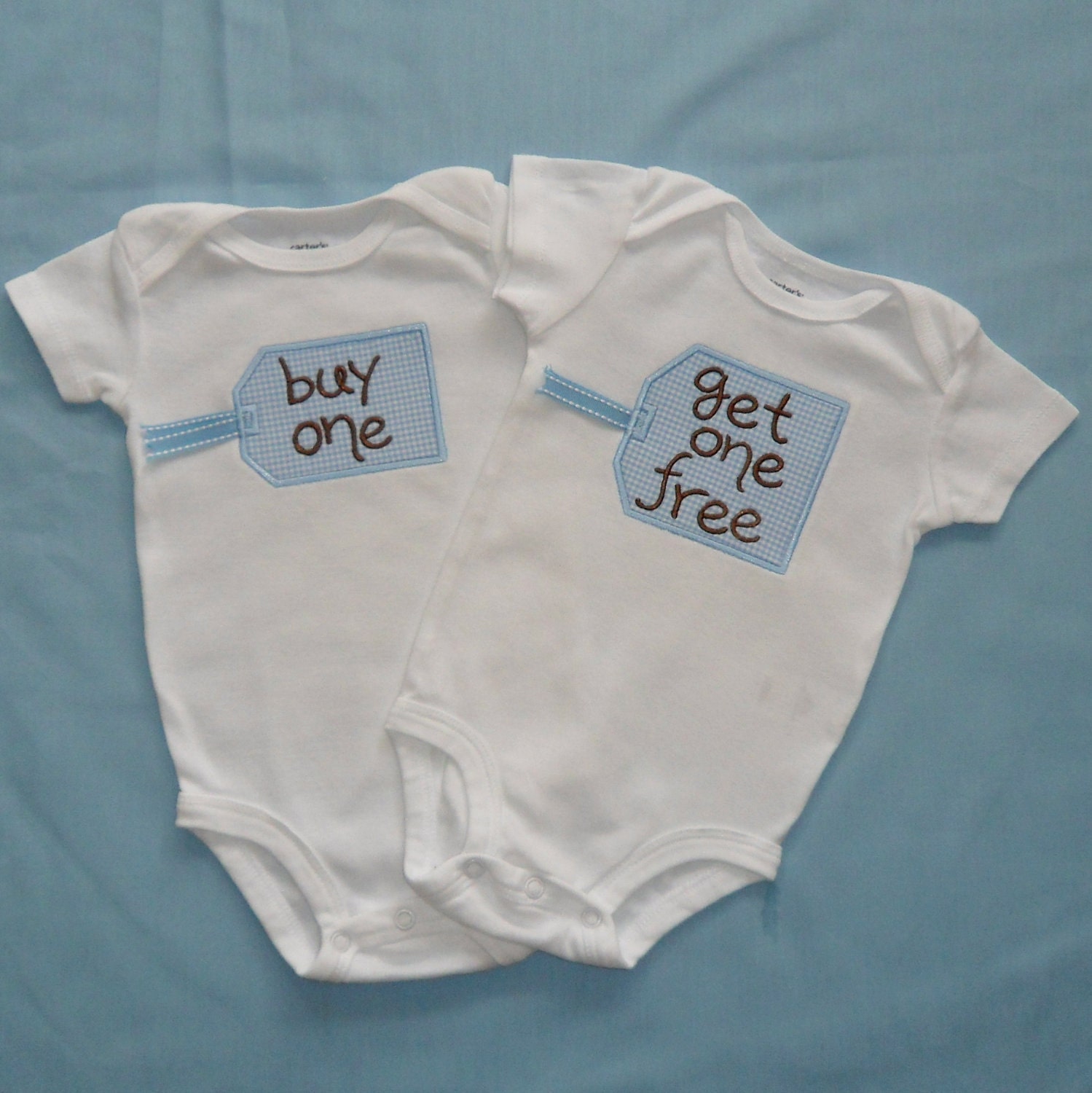 Twin Baby Girls Onesie, Buy One Get One