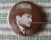 GANGSTER BUTTON EDWARD G. ROBINSON VINTAGE MOVIE PINBACK