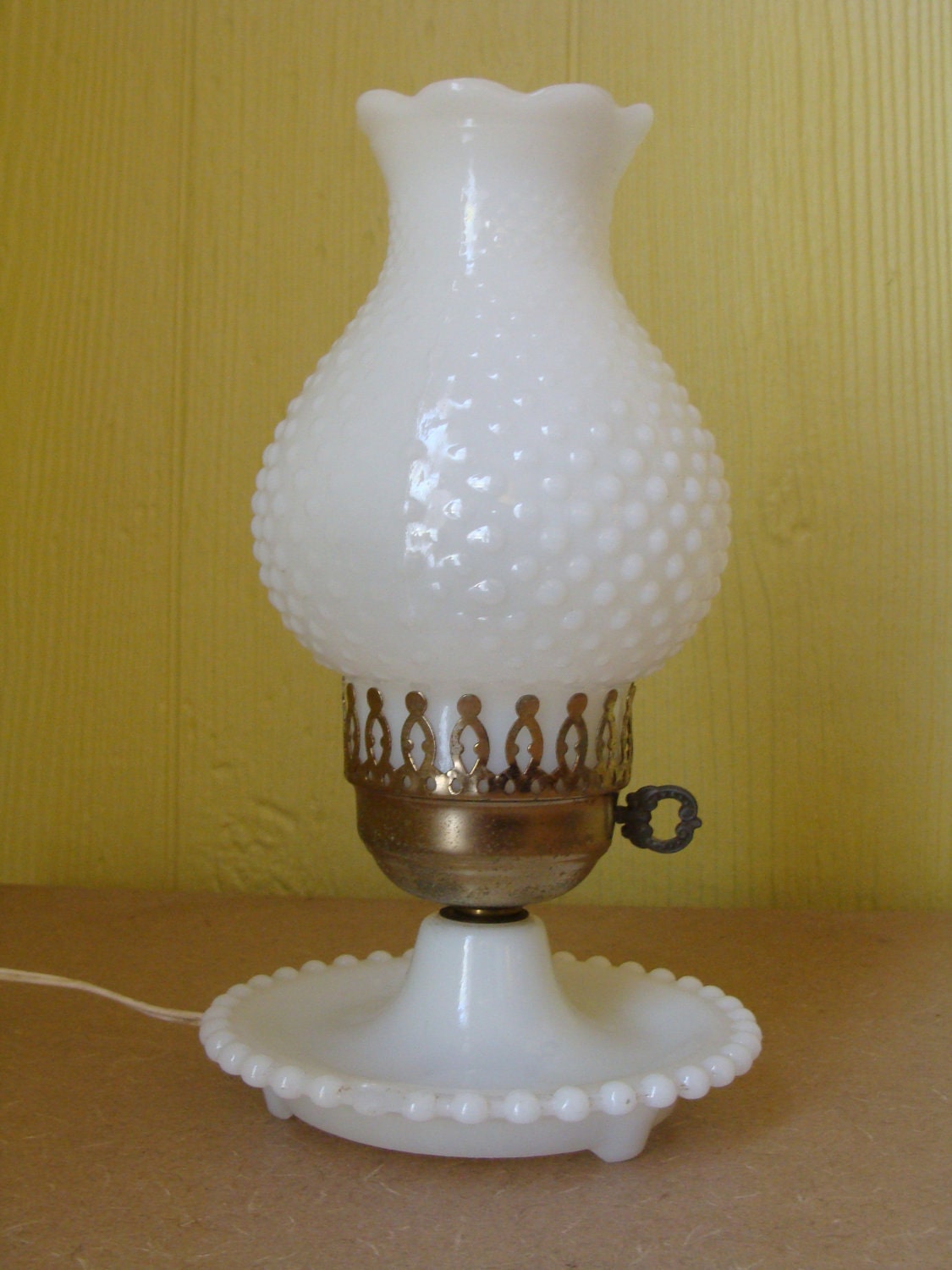 Milk glass bedside hobnail Lamp lamp on Glass by JanetandJaneVintage Etsy Vintage milk Hobnail Milk glass bedside hobnail Lamp lamp on Glass by JanetandJaneVintage Etsy Vintage milk Hobnail