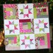 READY TO SHIP - Stars and Squares Modern Baby Quilt