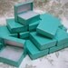 Tiffany Blue Boxes - 20-count (2 x 1.5 x .75 in.) Cotton Filled Jewelry Boxes