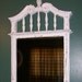 Large Chippy White Vintage Wall Mirror