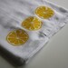Lemon Kitchen towel hand screened